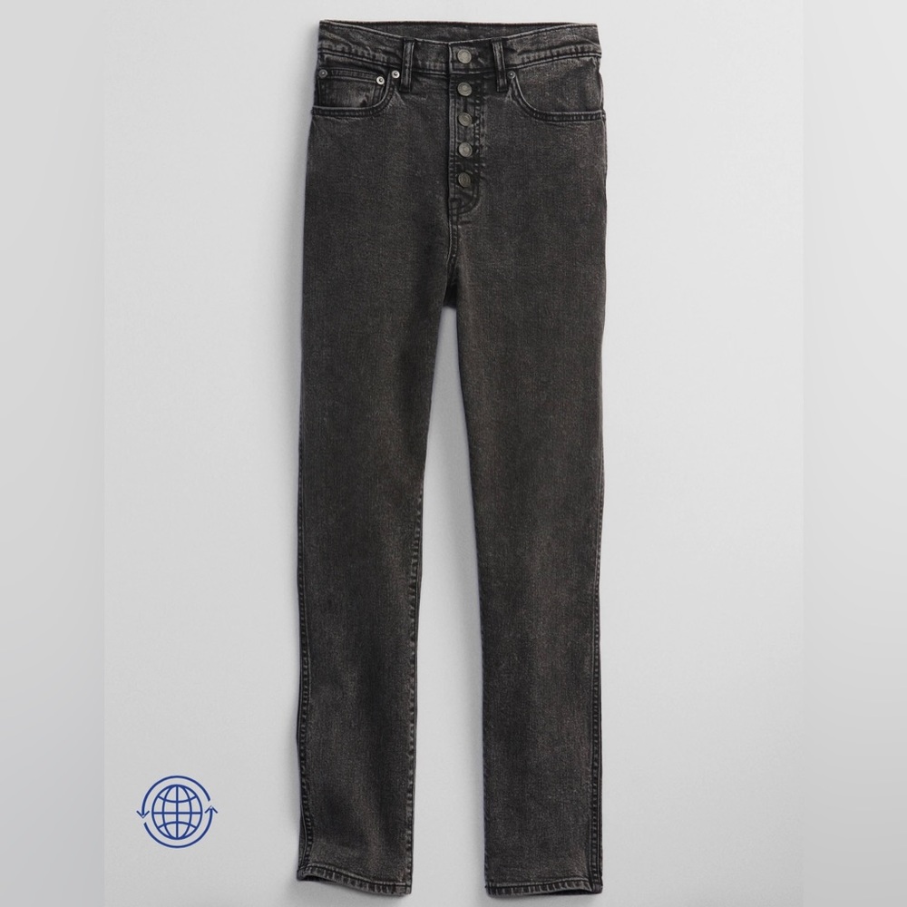 High Rise Vintage Slim Jeans With Washwell size 4 27 Short